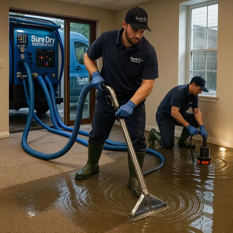 Water Extraction and Removal process in Hartwell, GA